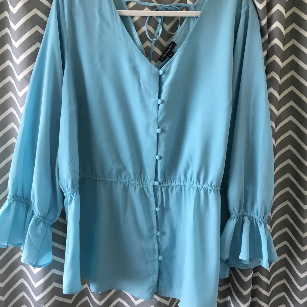 Powder Blue Lane Bryant blouse 22/24